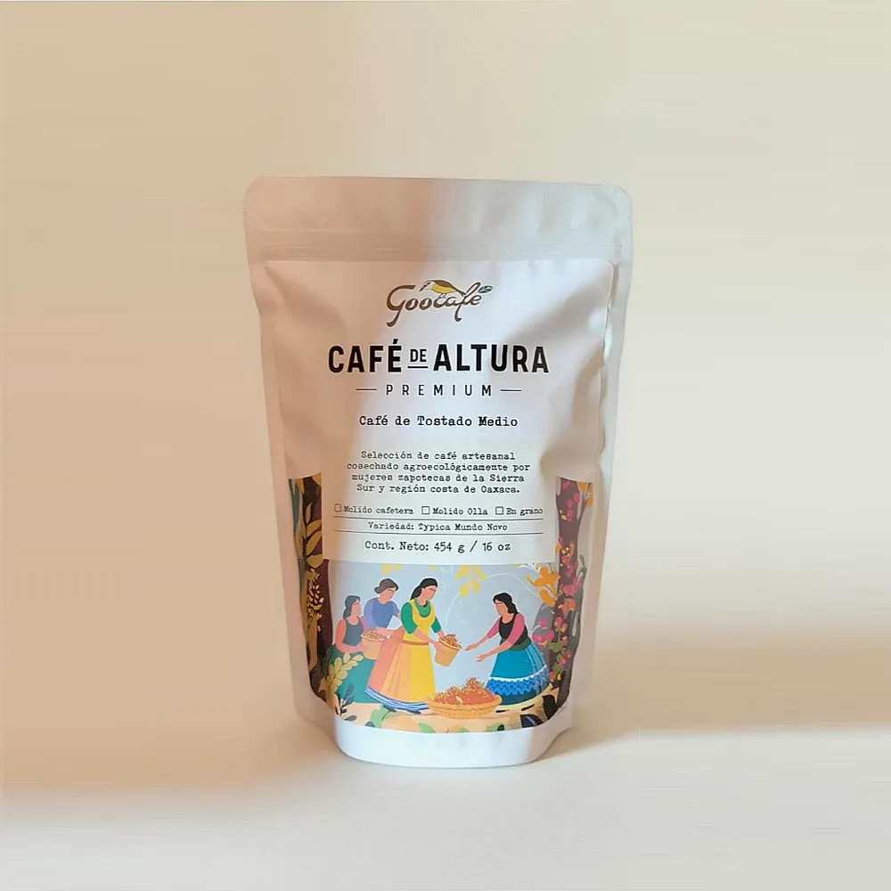 Café premium tostado en grano x500gr